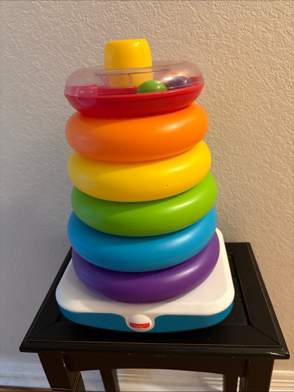 Jumbo Fisher-Price Bright Rainbow Stacking Rings